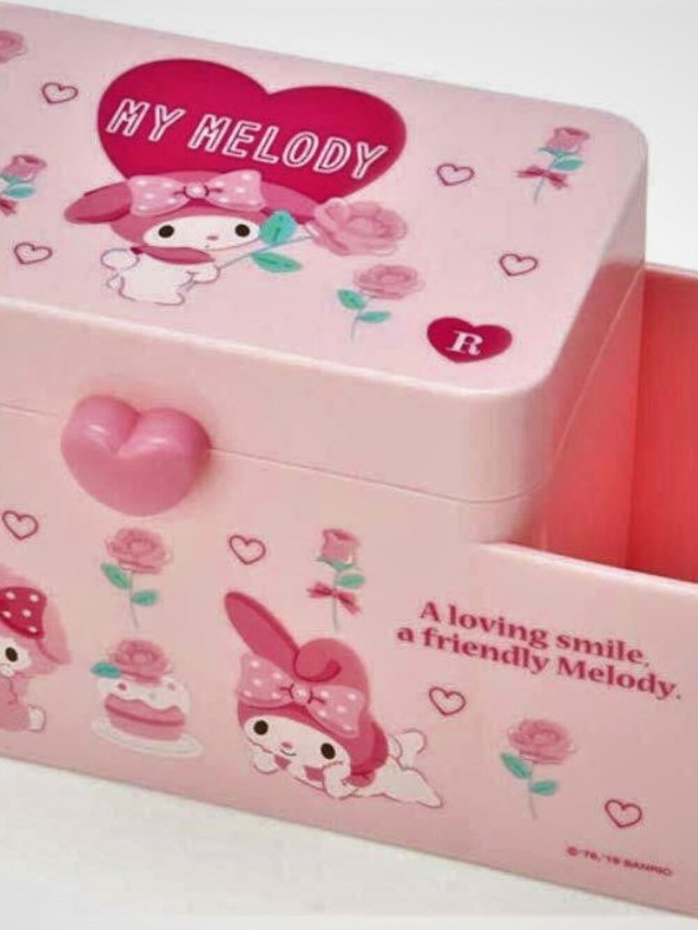 Sanrio My Melody Super Cute Pink Storage Chest Pen / Pencil Stand - Picture 3 of 6